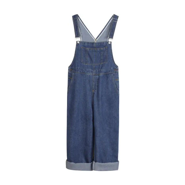 Fashion Personality Denim Suspender Pants For Women Blue - Shop at LoveMi