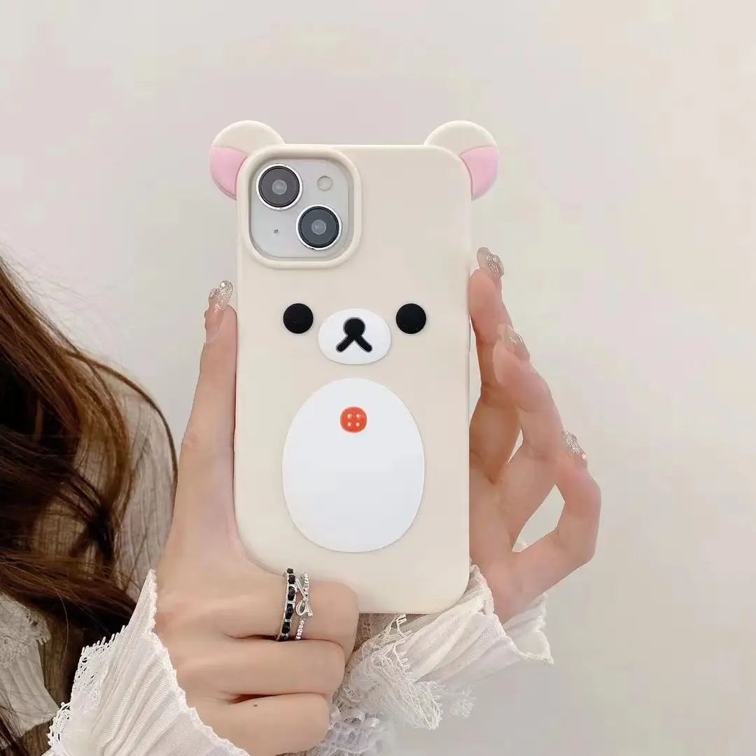 Cute Cartoon Silicone Phone Case Creative