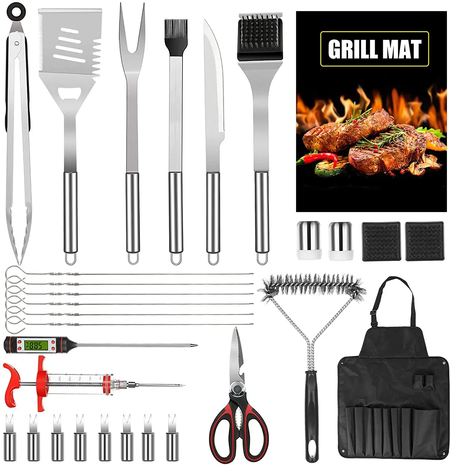 30-piece Set Of Skirt Bag Baking BBQ
