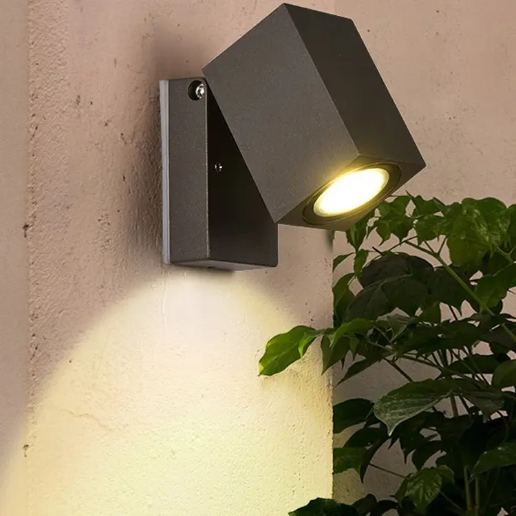 Led Outdoor Wall Lamp Adjustable Angle Aisle