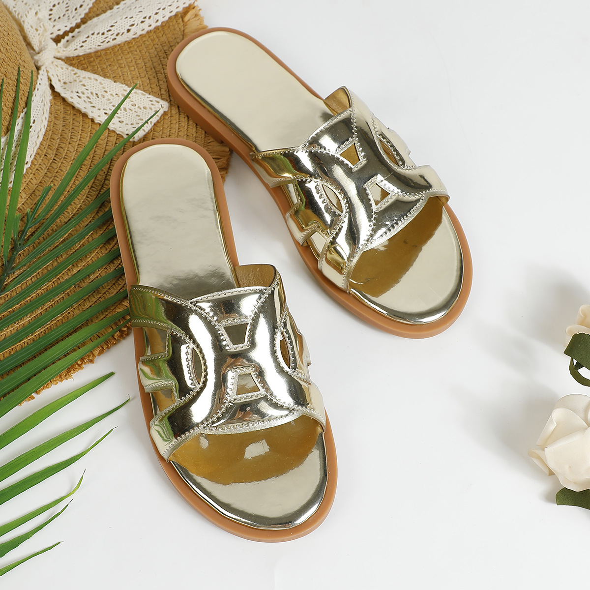 Versatile Flat Strap Fashion Sandals For Women