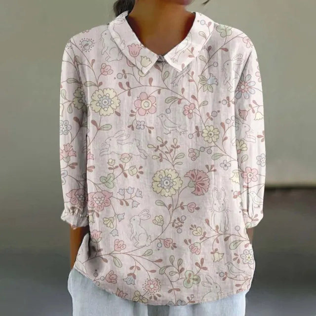 Women's Loose Casual Graffiti Printing Shirt Xl2462Hyh7 - Shop at LoveMi