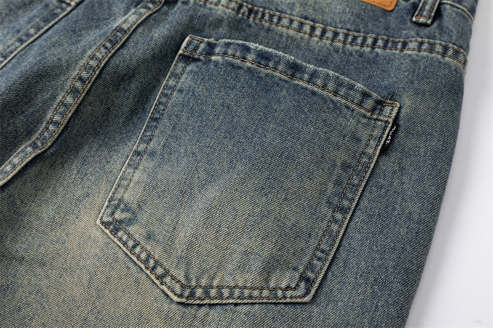 Distressed Trousers American High Street Trendy Men