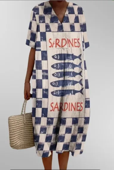 Cross border Independent Station Shirt Dress Women's Casual Floral 3D Printed Sleeve Skirt 48 - Shop at LoveMi
