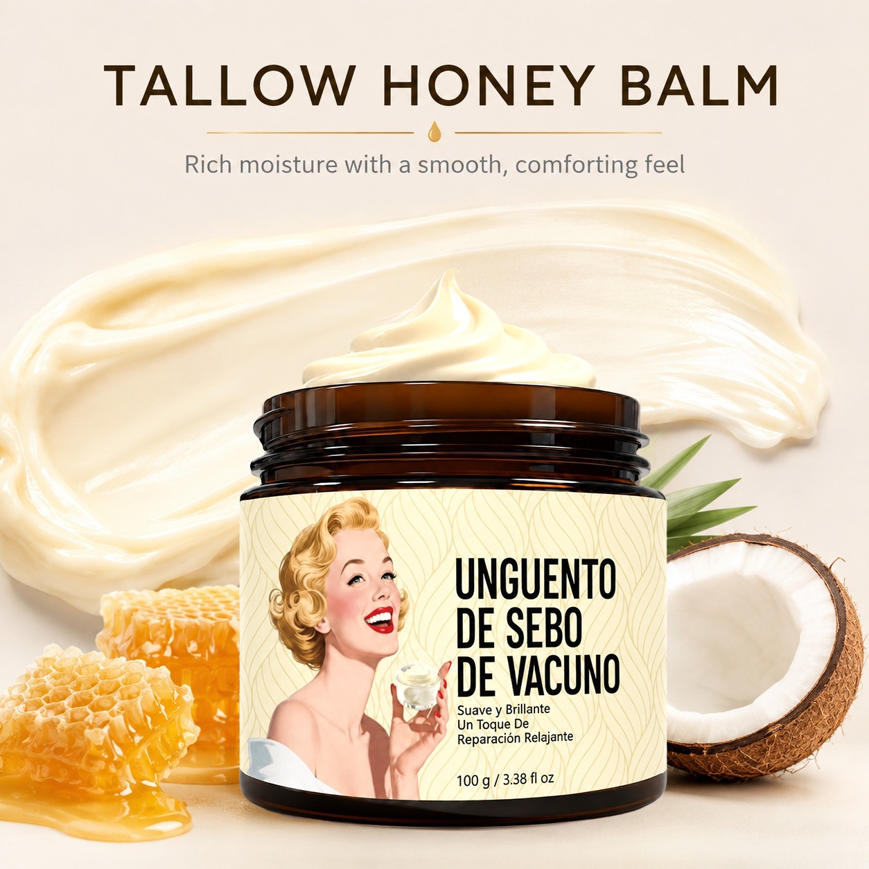 Honey Tallow Moisturizing Balm