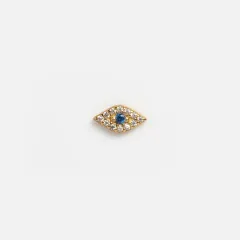 European And American Retro Personality Photo Box Pendant, Openable DIY Pendant, 18K Gold Color Retention - Devils Eye - View 1