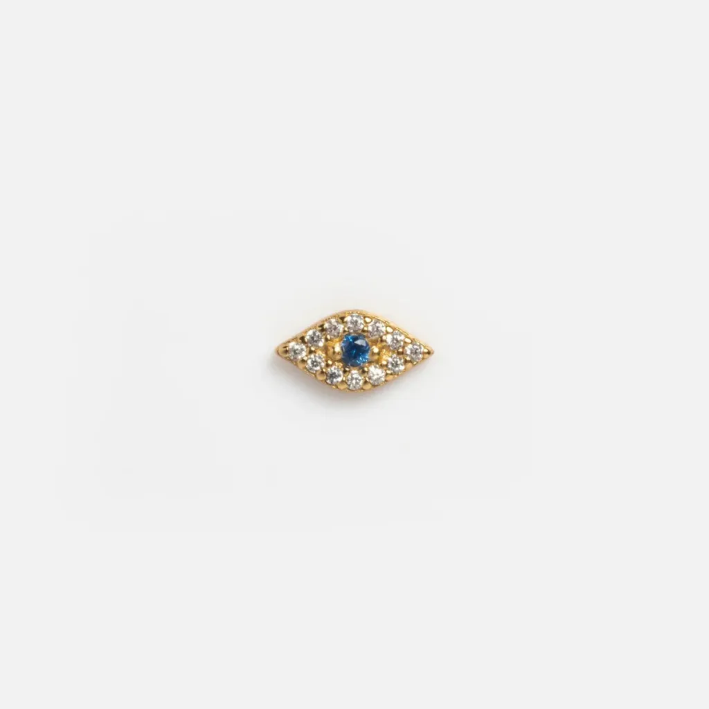 European And American Retro Personality Photo Box Pendant, Openable DIY Pendant, 18K Gold Colour Retention - Devils Eye