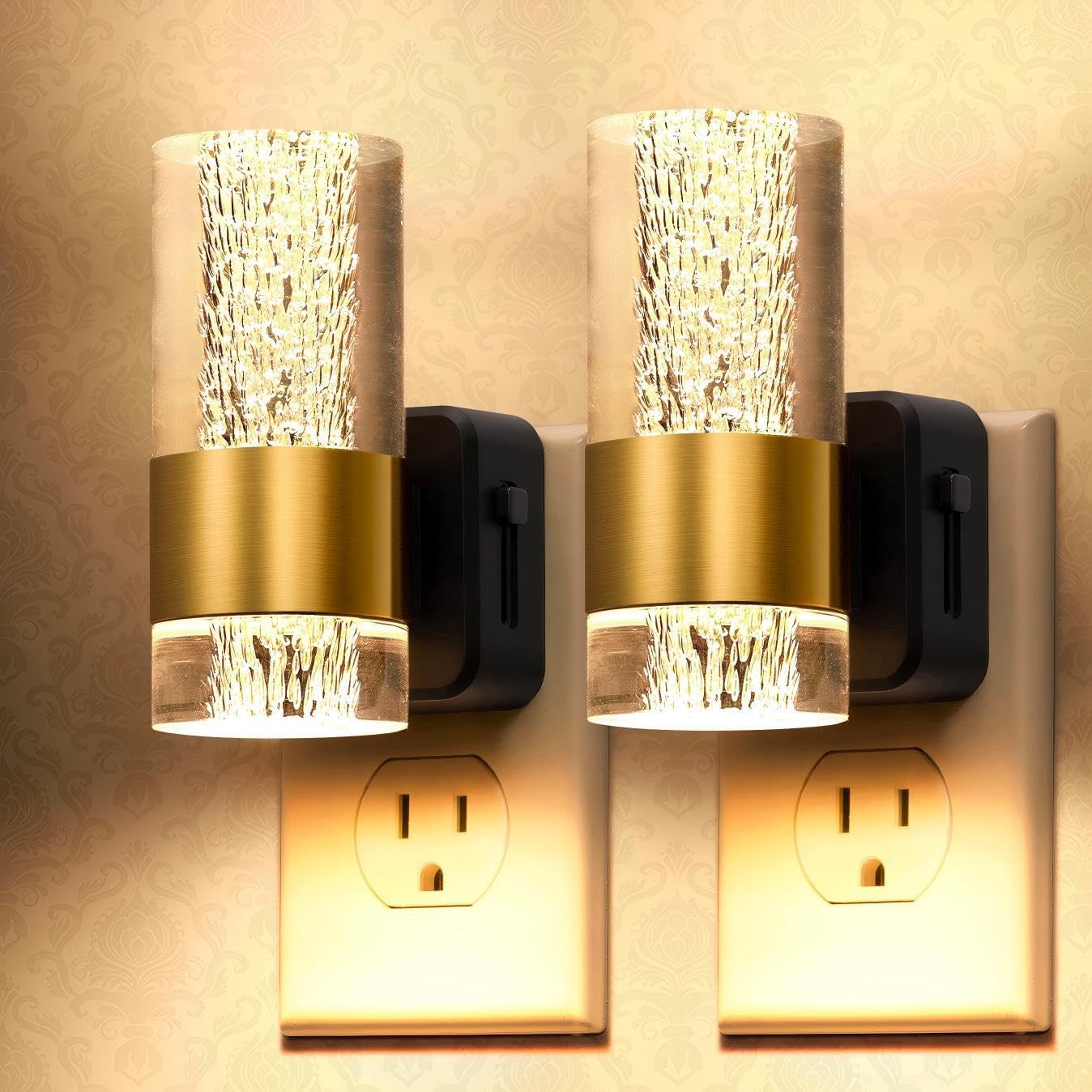 Ice Flower Wall-mounted Light-controlled Sensor Lamp Kitchen Corridor