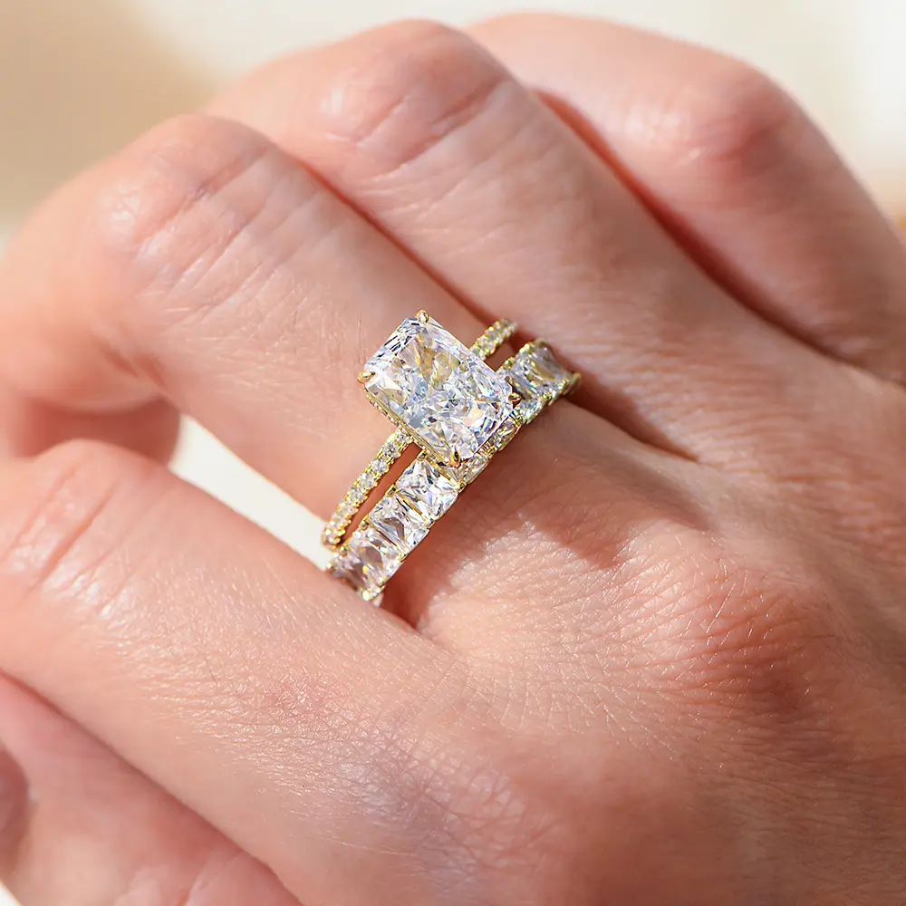 S925 Sterling Silver 5A Cubic Zirconia Ring