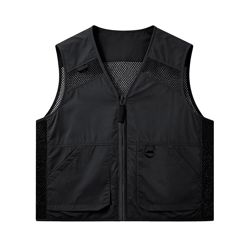 Mens Loose-Fit Outdoor Leisure Vest