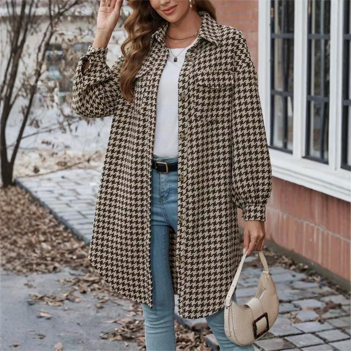 Long Casual Women's Springautumn Fashion Jacket
