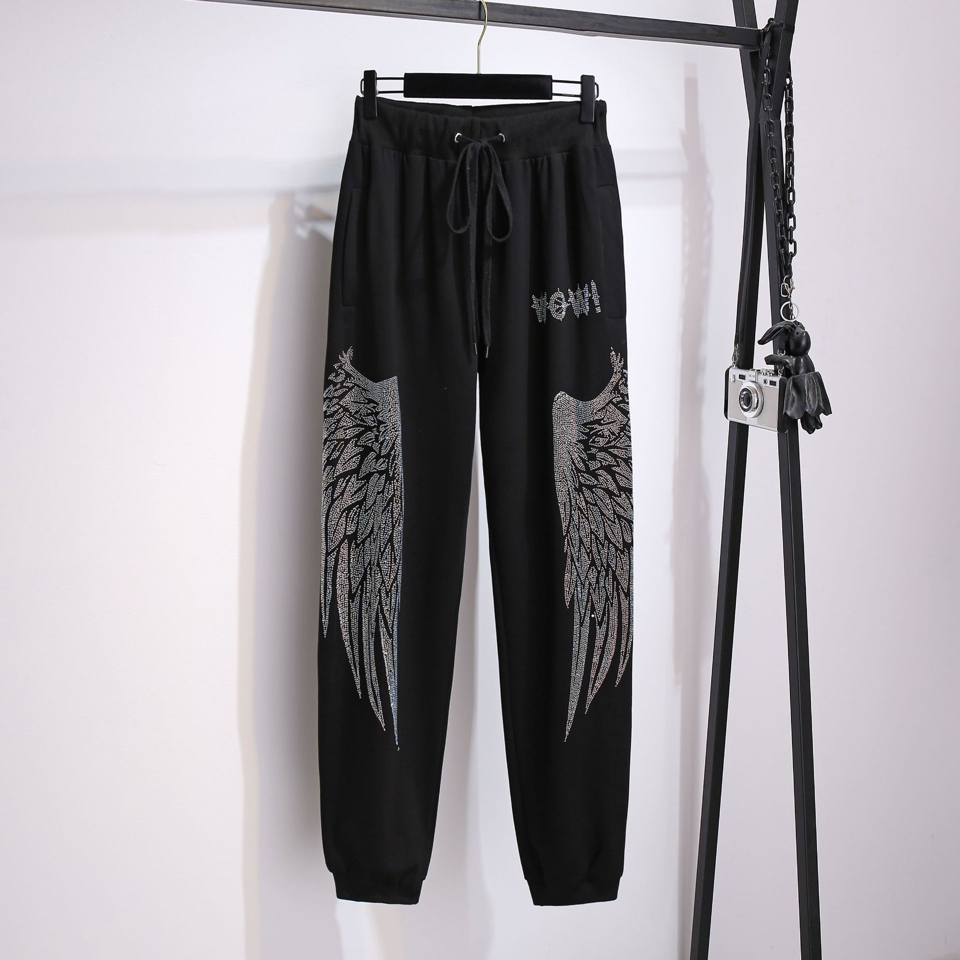 Casual Loose Exercise Ankle-tied Sweatpants