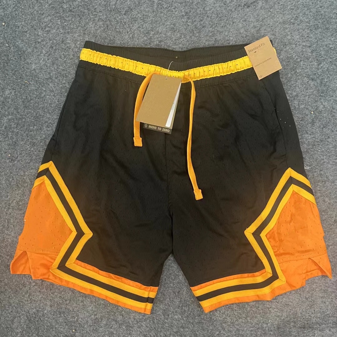 Contrast Color Casual Breathable Basketball Sports Comfortable Running Training Loose Shorts