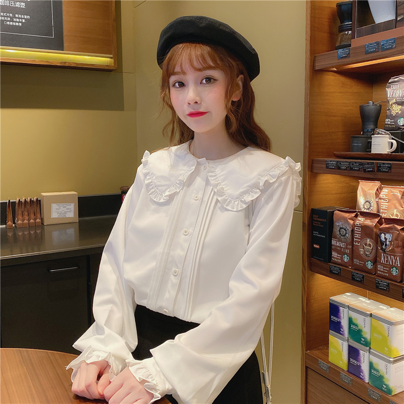 Title 3, Jk Uniform Basic Sweet Doll Collar Long Sleeves