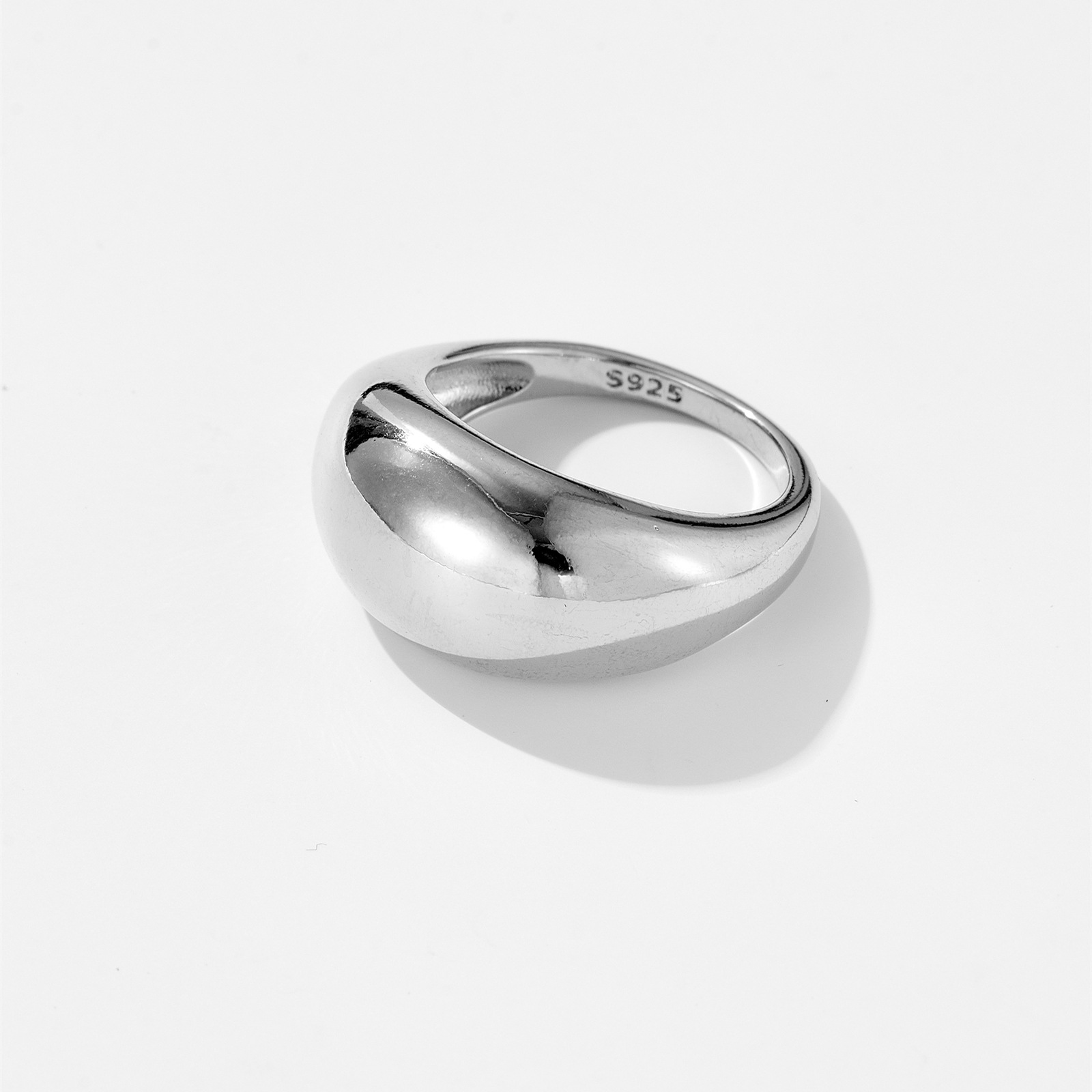 All-match Light Luxury Closed Mouth Twin Trendy Ring