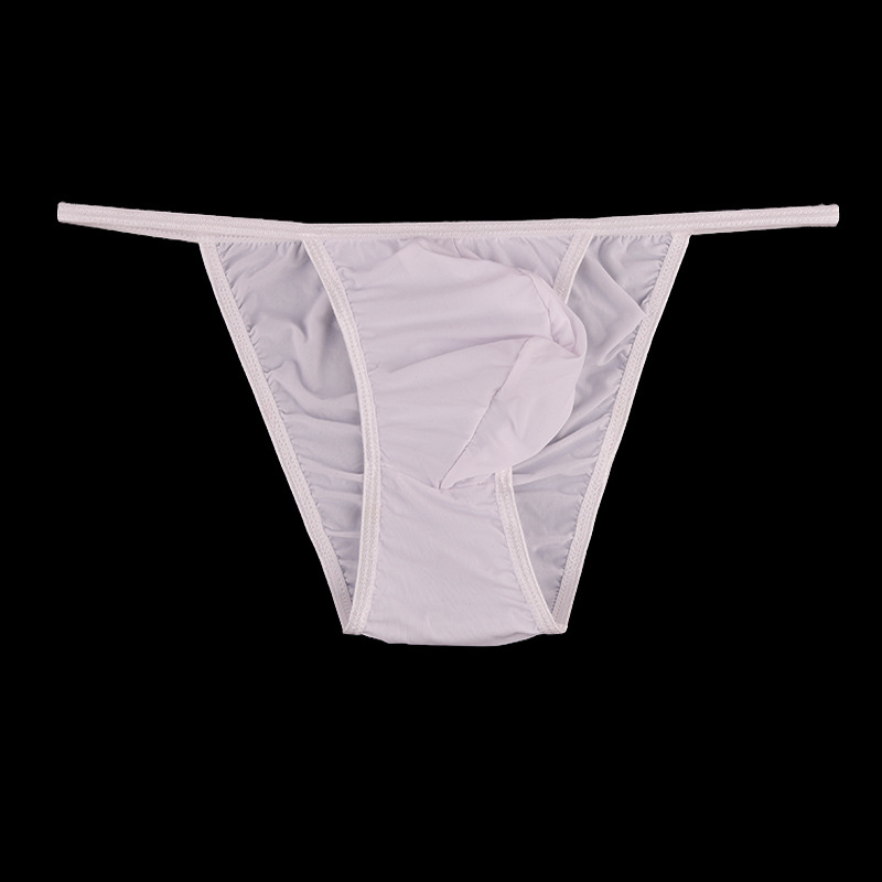 Title 14, Fashion Personality Ice Silk Waist Briefs Men