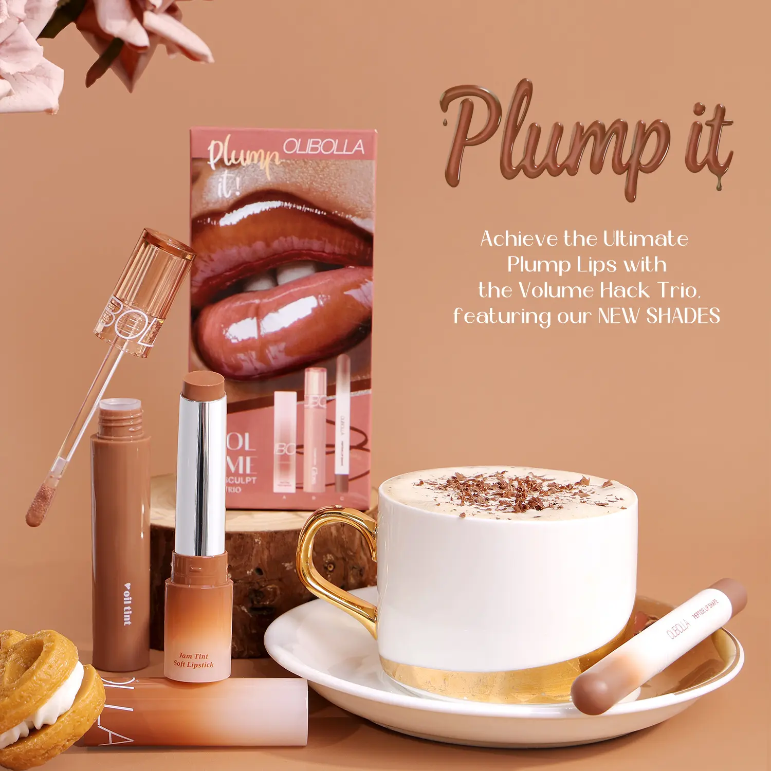 Makeup Set Eyeliner Dewy Lip Gloss