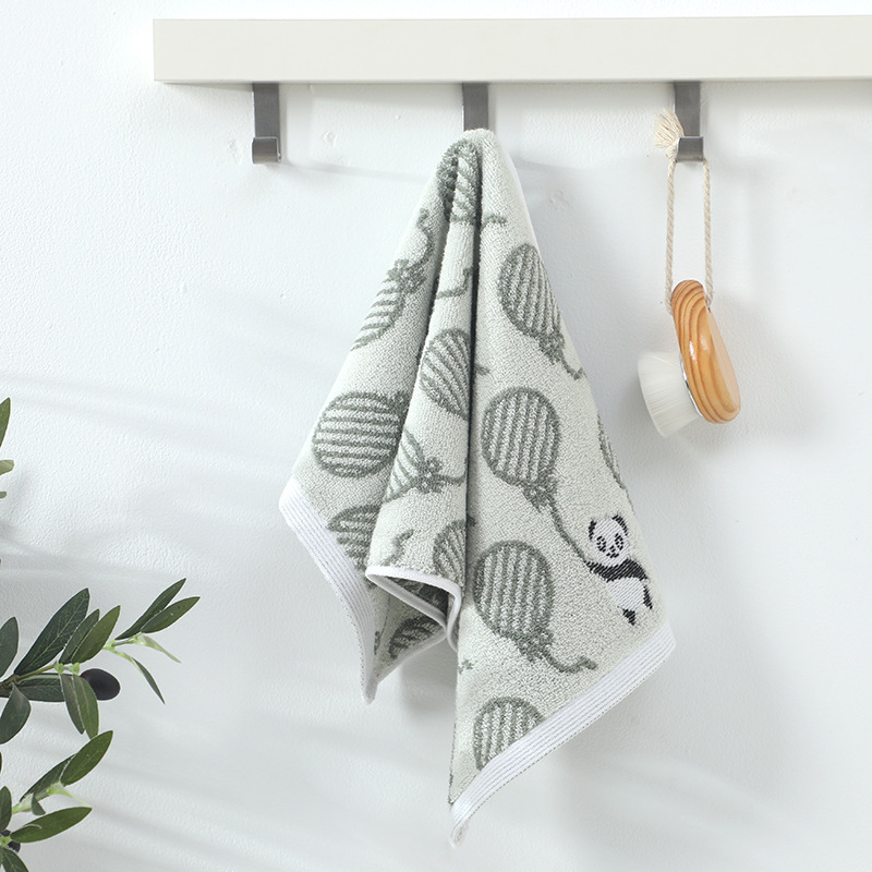 Children's Towel Home Soft Cartoon Face Towel Pure Cotton