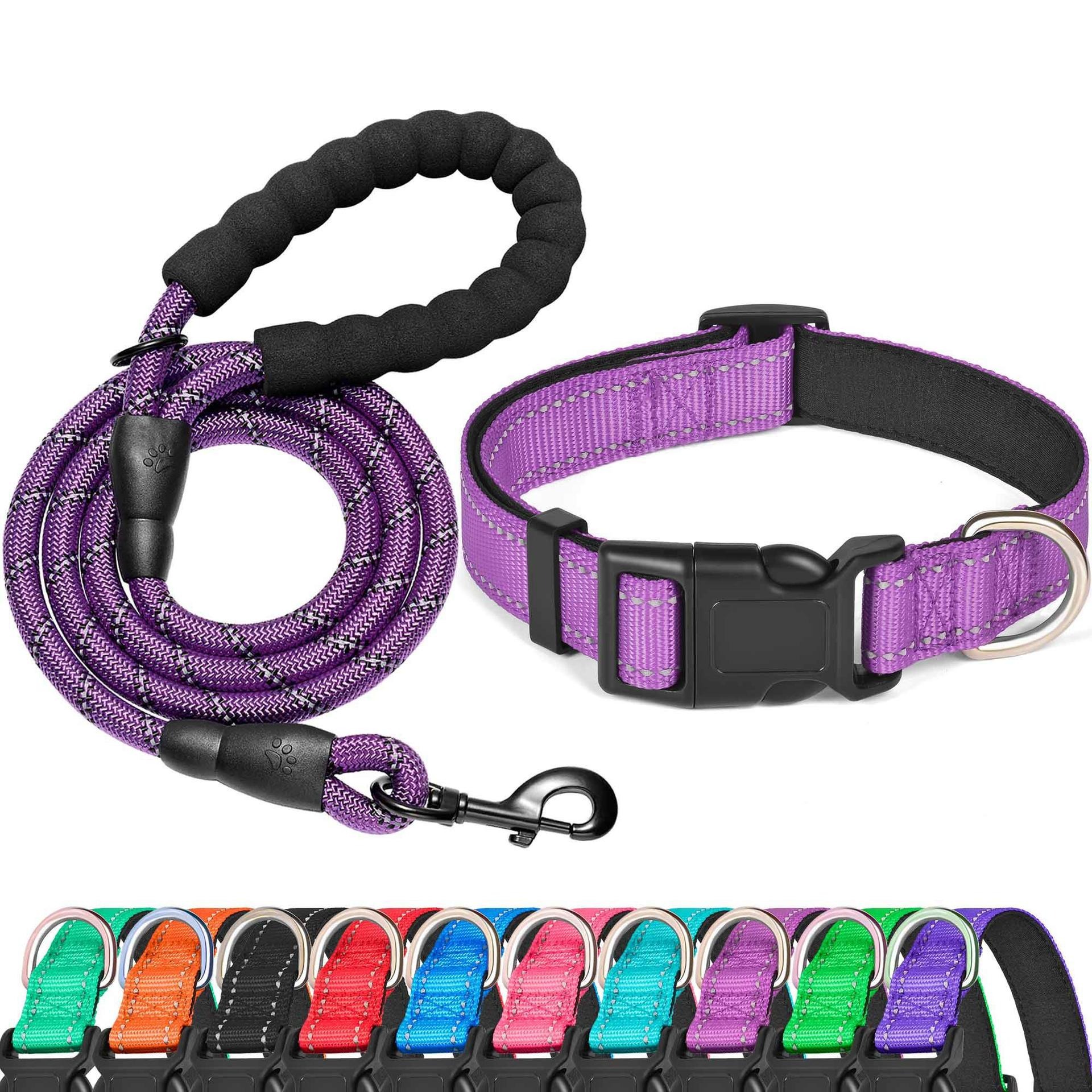 Dog Leash Set Extended And Thickened For Teddy Golden Retriever
