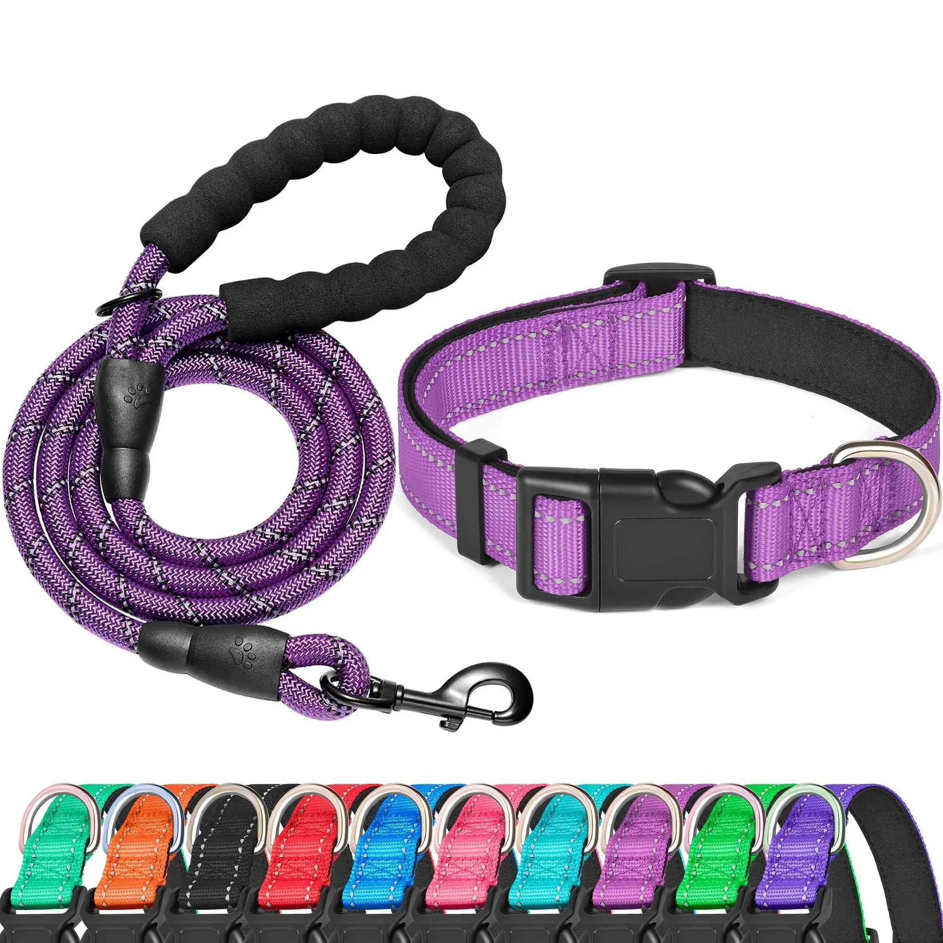 Dog Leash Set Extended And Thickened