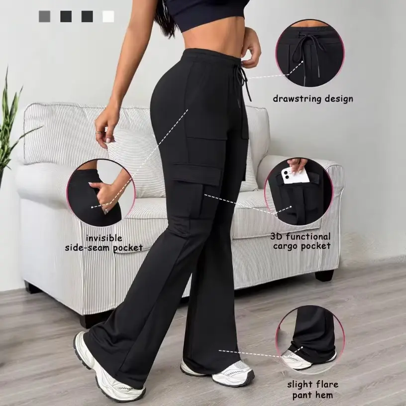 Exclusive High-waisted Flared Pants
