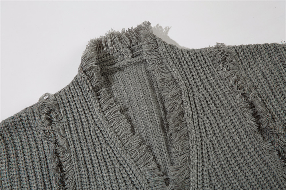 Bf Lazy Sweater Cat Beard Knitted Cardigan