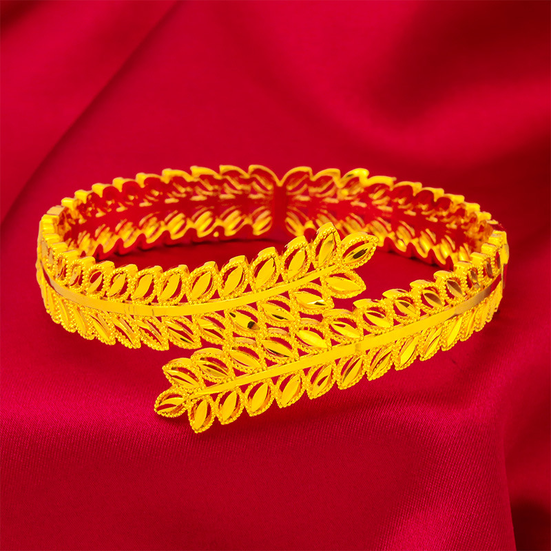 Peacock Ladies' Wheat Women's Ring Bangle Bracelet - Jewelry & Watches