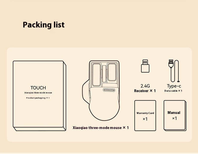 Xiaoqiao Three Mode Wireless Mouse - Image 14