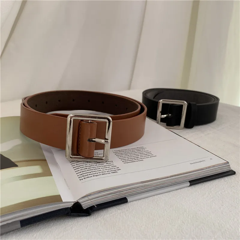 Title 9, New style ladies belt with square buckle studen...