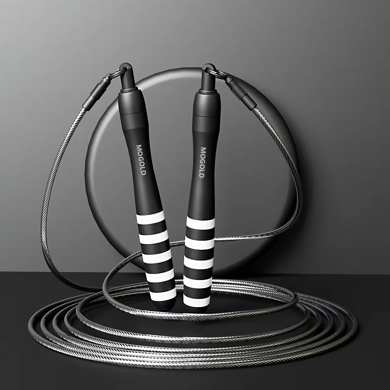 Fitness Exercise Weighted Boxing Steel Wire PU Rope