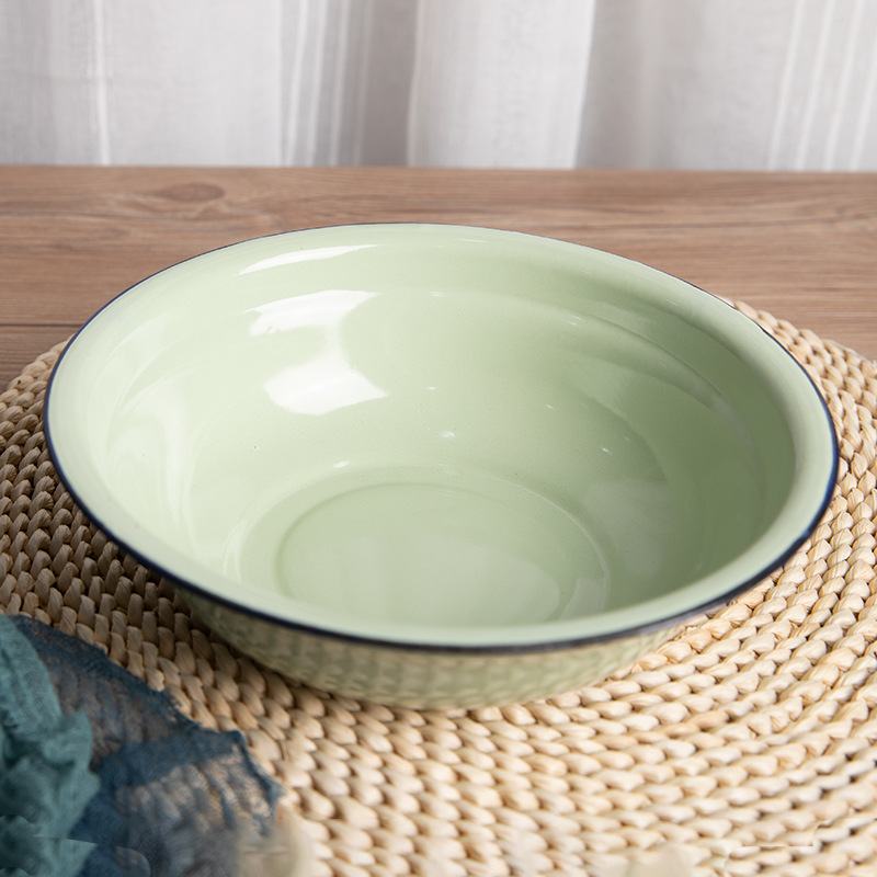 16 Fruit Green Soup Plate