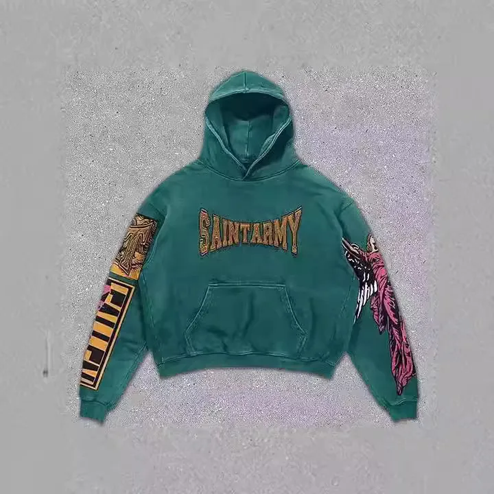 Printed Men's And Women's Leisure Pullover Hoodie - Style 2-Xxxl