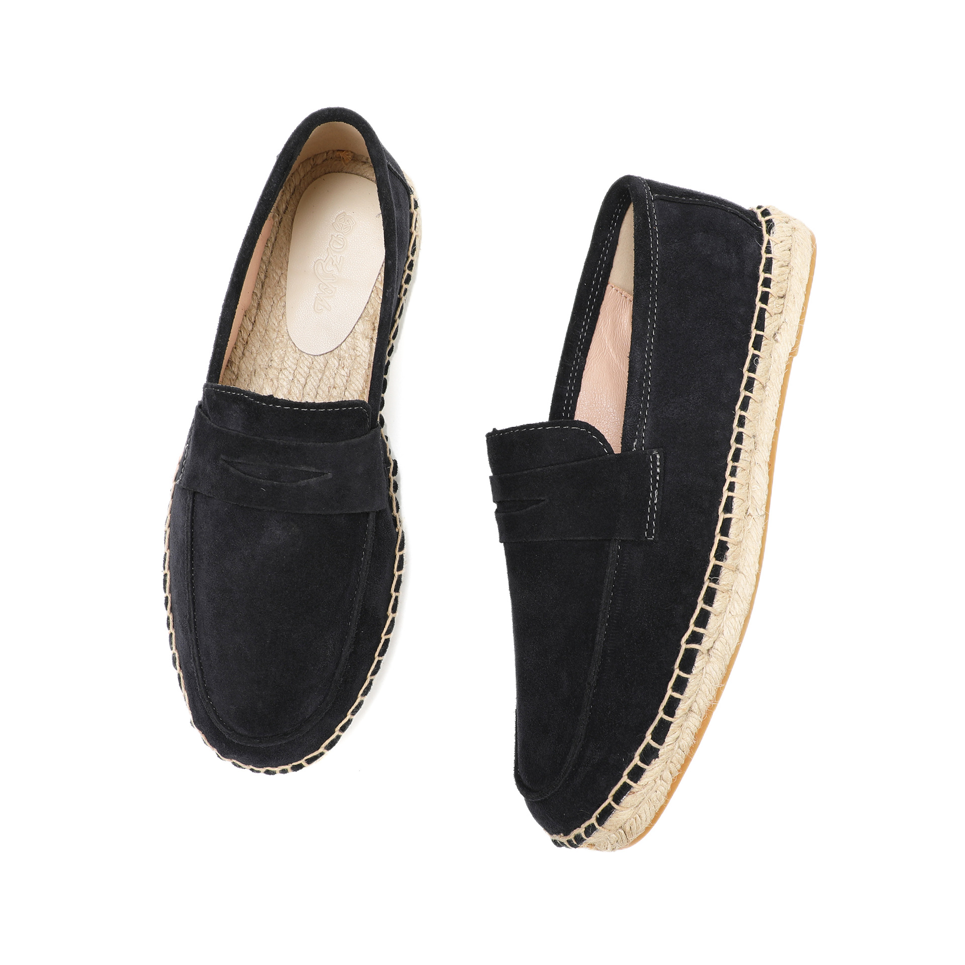 Buckle Loafers Navy Blue