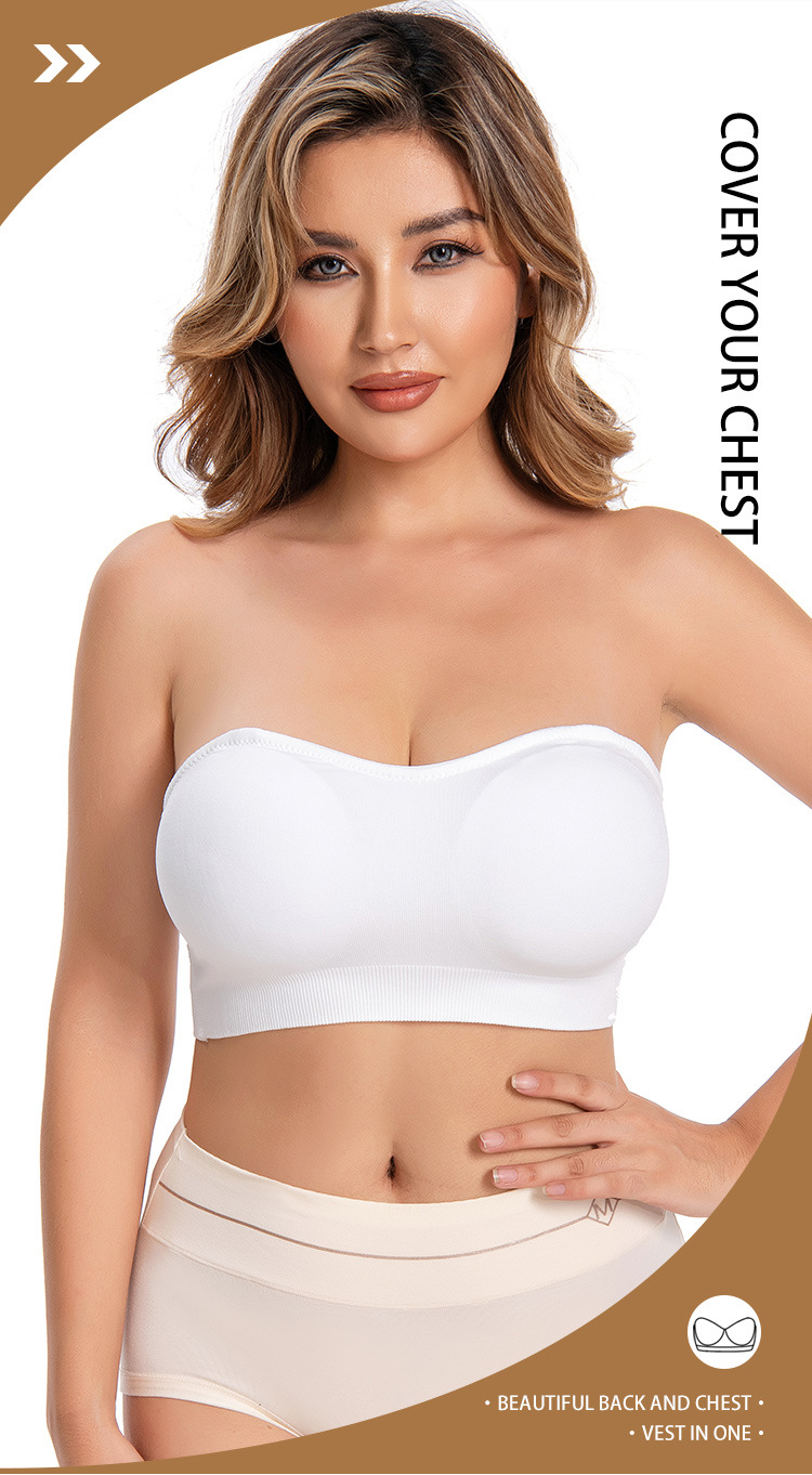 Title 2, Soutien-gorge bandeau sans bretelles grande tai...