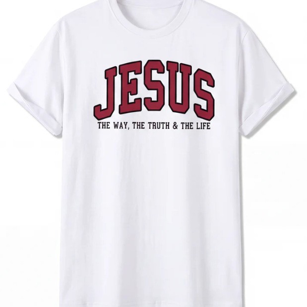 Casual T-shirt With Letter And Graphic Print