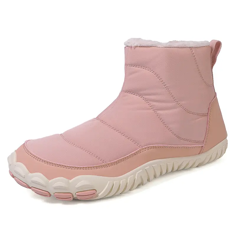 Leisure Hiking Cotton Shoes Non-slip Wear-resistant Waterproof Fleece-lined