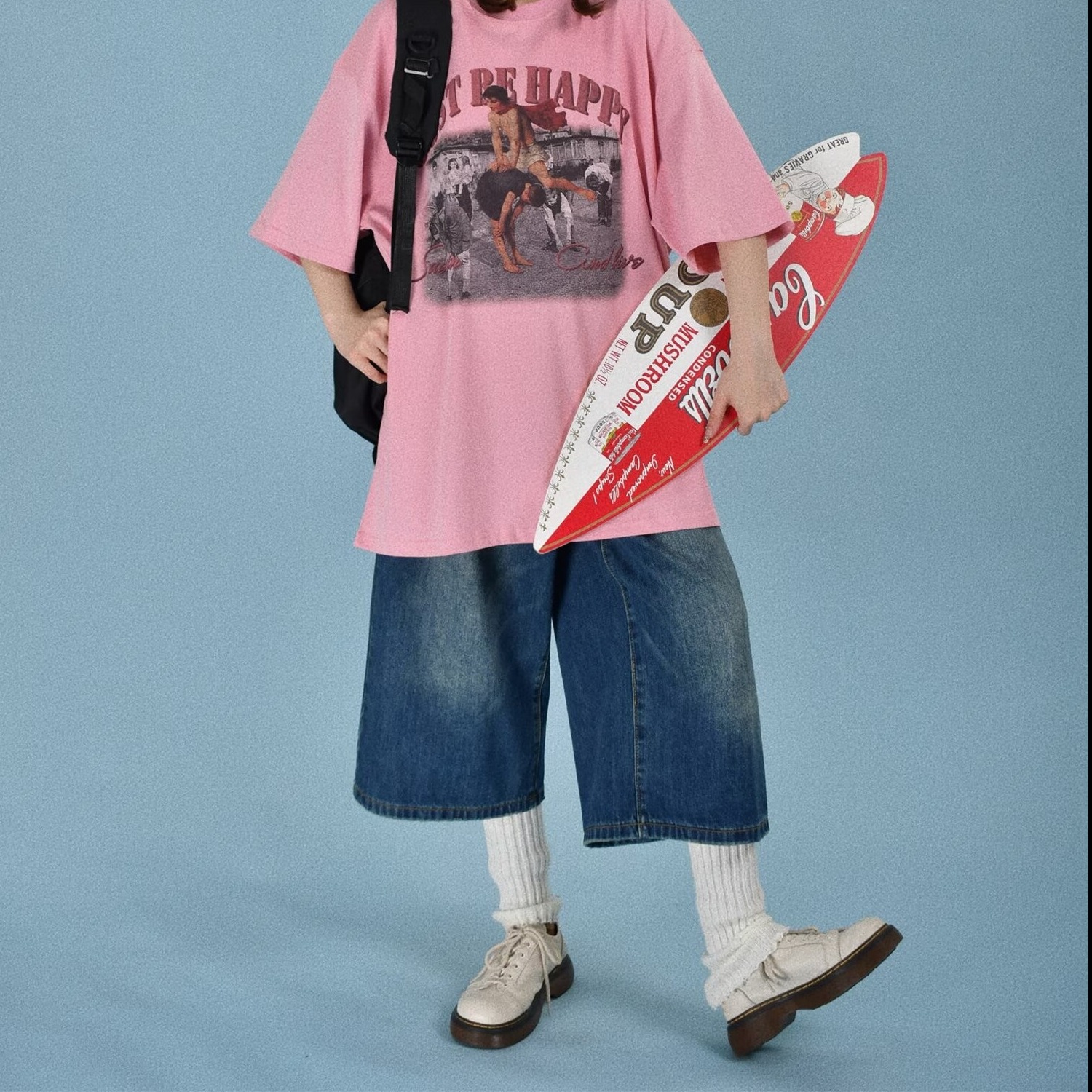 Summer New Jeans Shorts Men's Loose Straight Loose