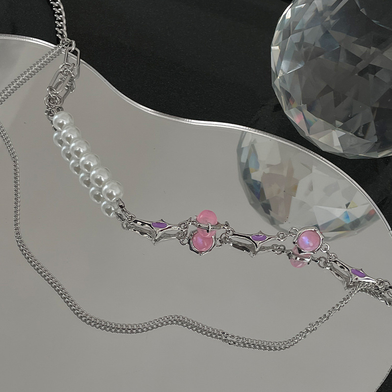 Ball Stitching Pearl Double-layer Necklace