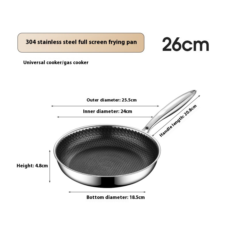 24cm Honeycomb Frying Pan