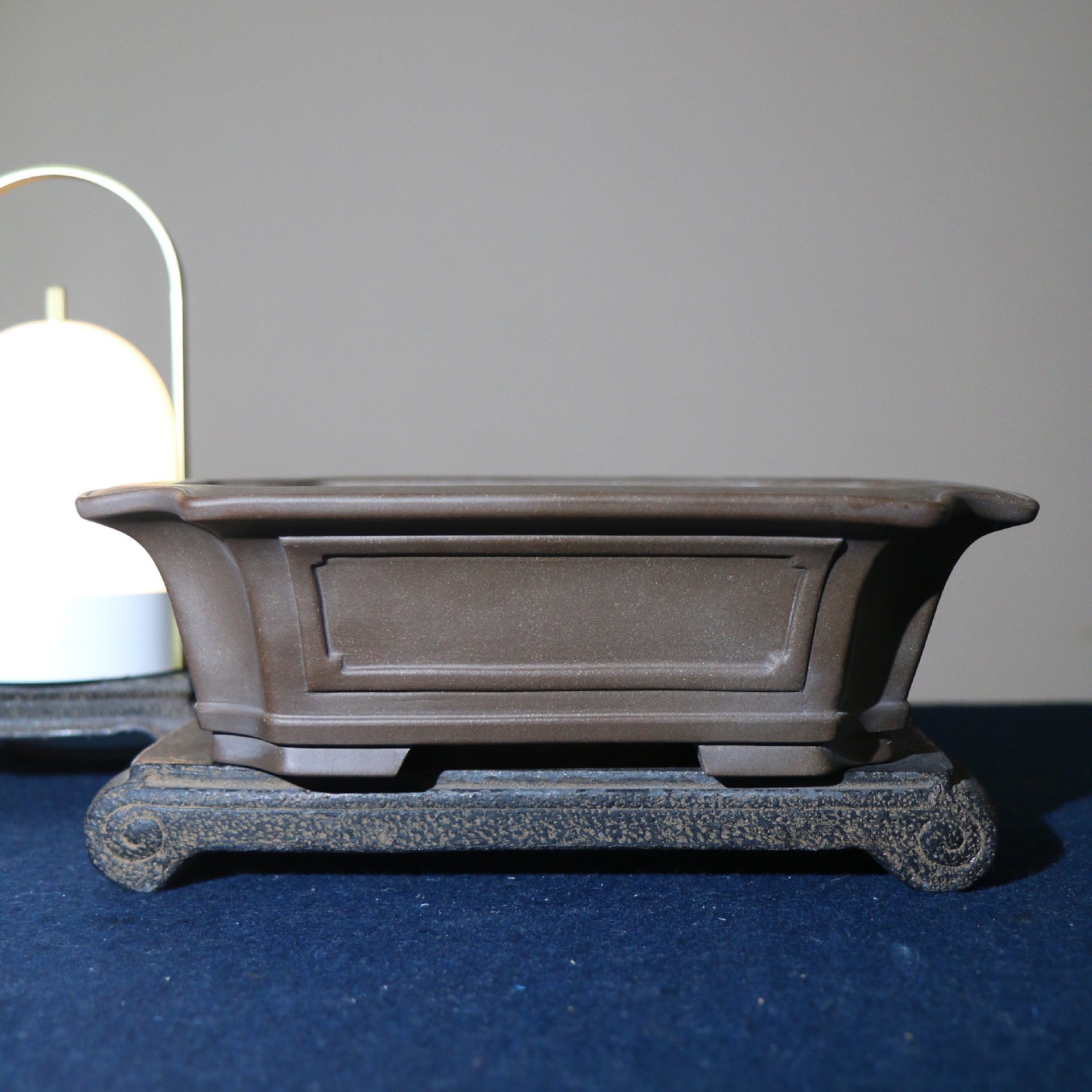 Yixing Clay Flower Pot Cut-corner Square Shape