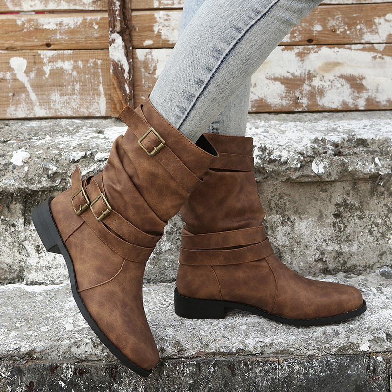 Title 22, Botas Femininas Martin Vintage Europeias e Amer...