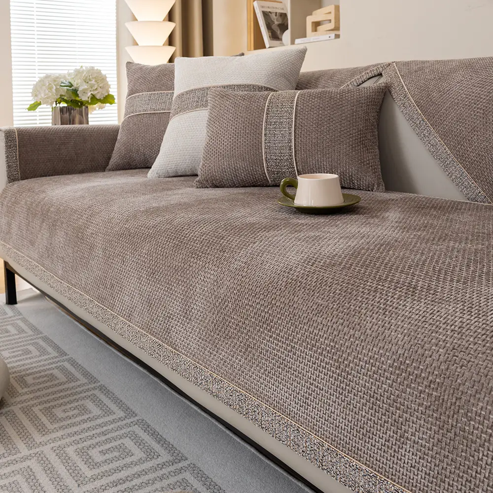 Modern Light Luxury Chenille Non-slip Simple Sofa Slipcover