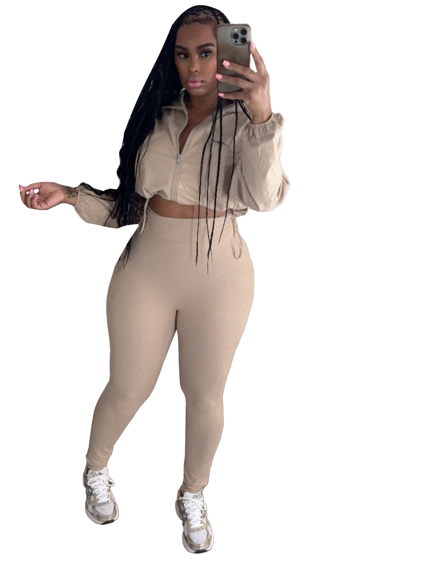 European And American-style Sexy Drawstring Waist Cinching Midriff-baring Tight... 14