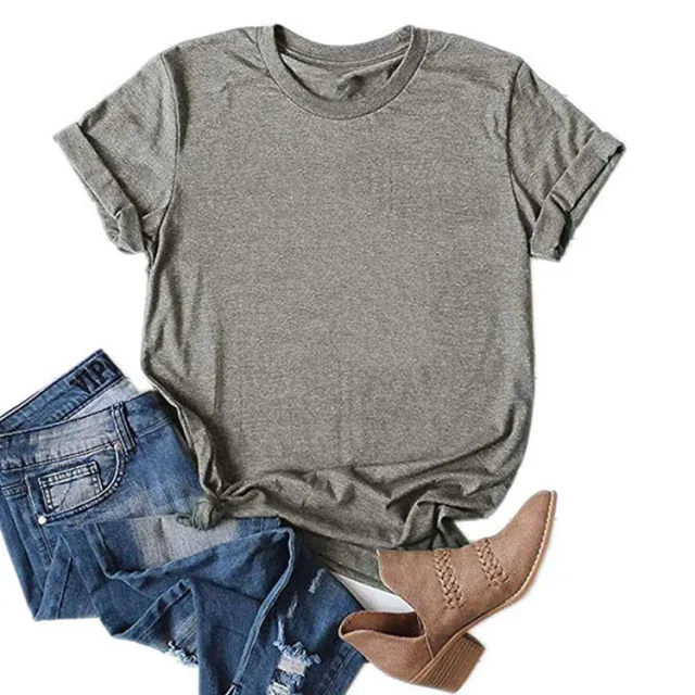New Cactus Letter Pattern Retro Fashion Short Sleeve T shirt Top Dark Gray - Shop at LoveMi