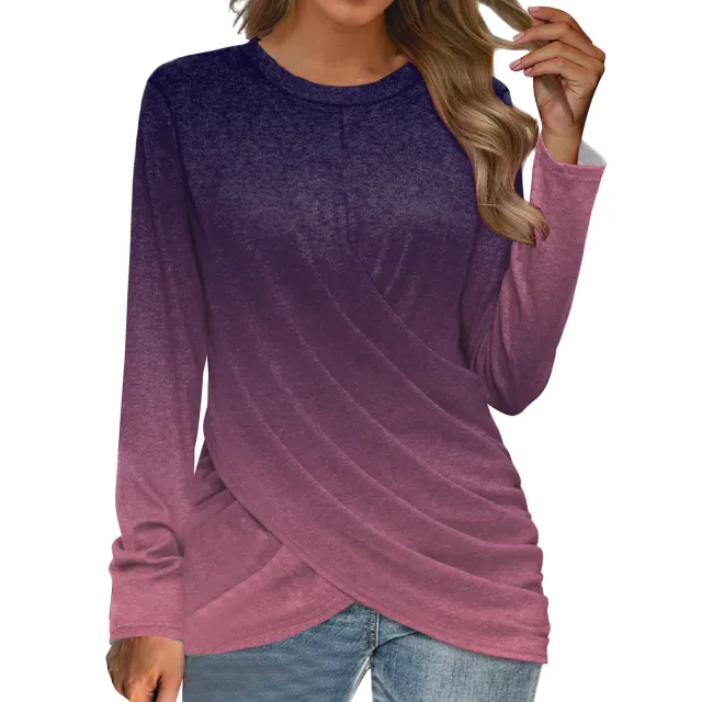 Women's T shirt Casual Round Neck Cross Xbcx017 Xl - Shop at LoveMi