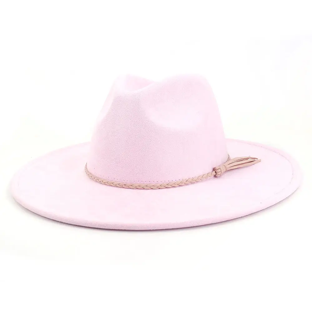 Men's Lady Couple Broad-brimmed Hat Flat Edge Gentlemen's Hat