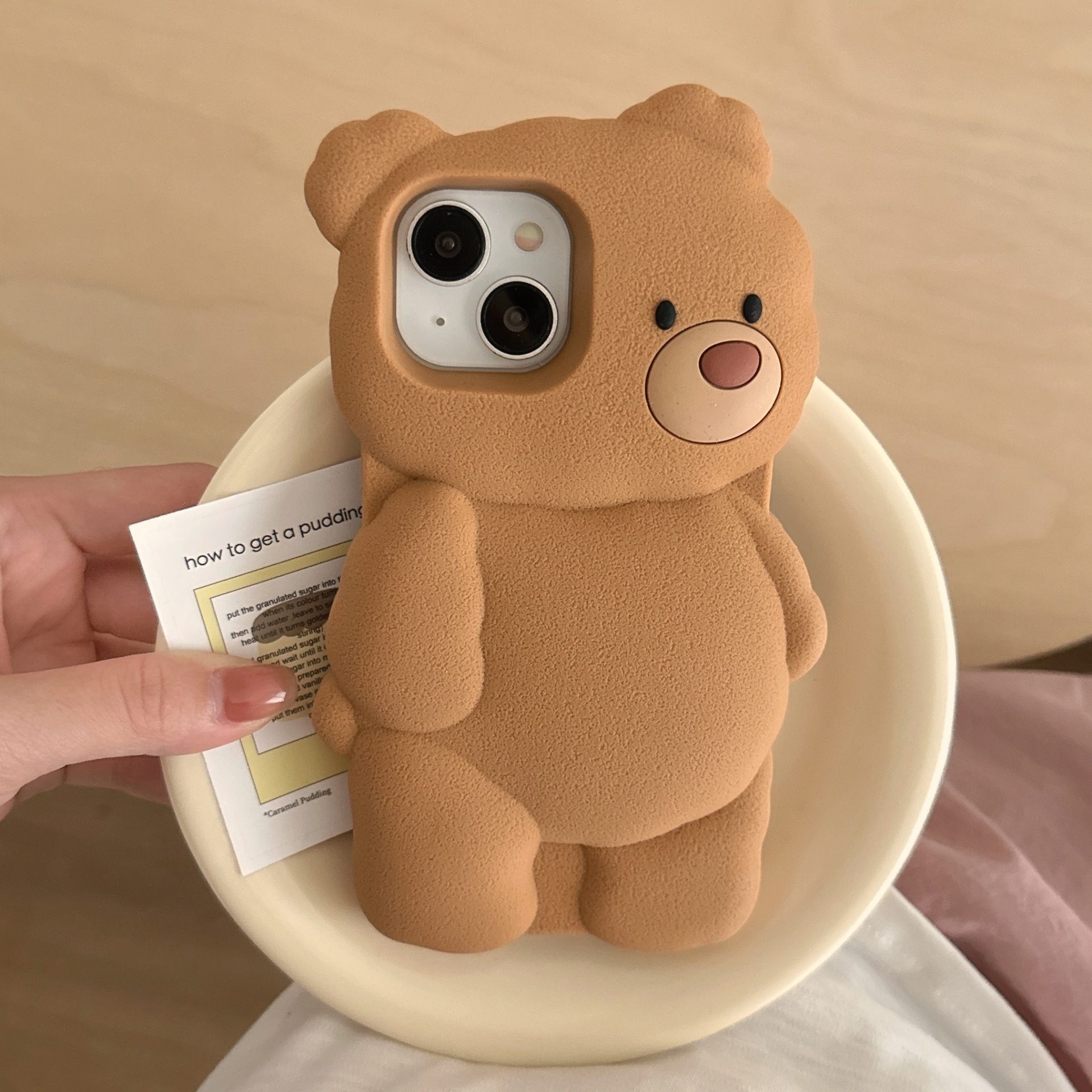 Fun And Funny Cartoon Brown Bear Phone Case
