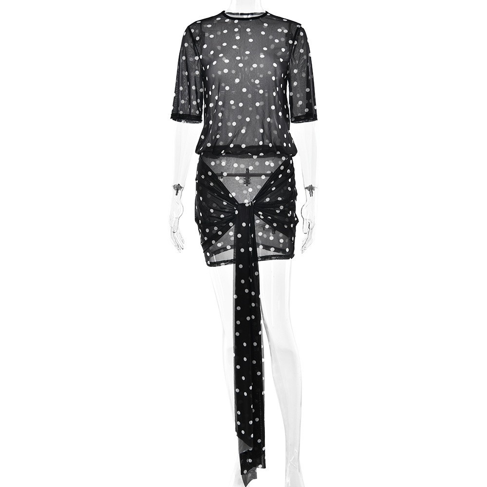 Stylish Figure hugging Flared Wrap Dress With A Trendy Design Red - Shop at LoveMi