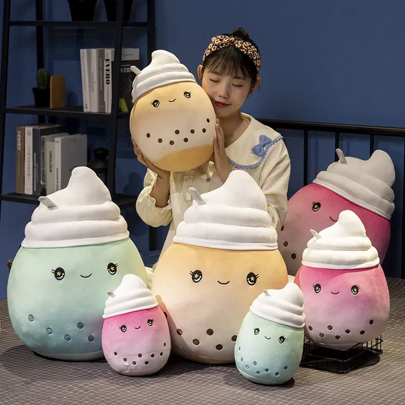 Ice Cream Milky Tea Cup Bubble Plush