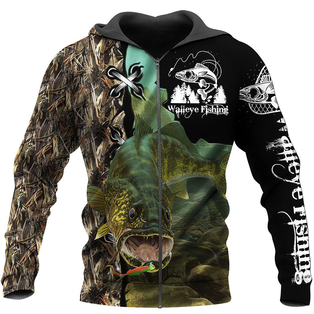 Lure Team Fishing Enthusiasts Digital Printing Sweater